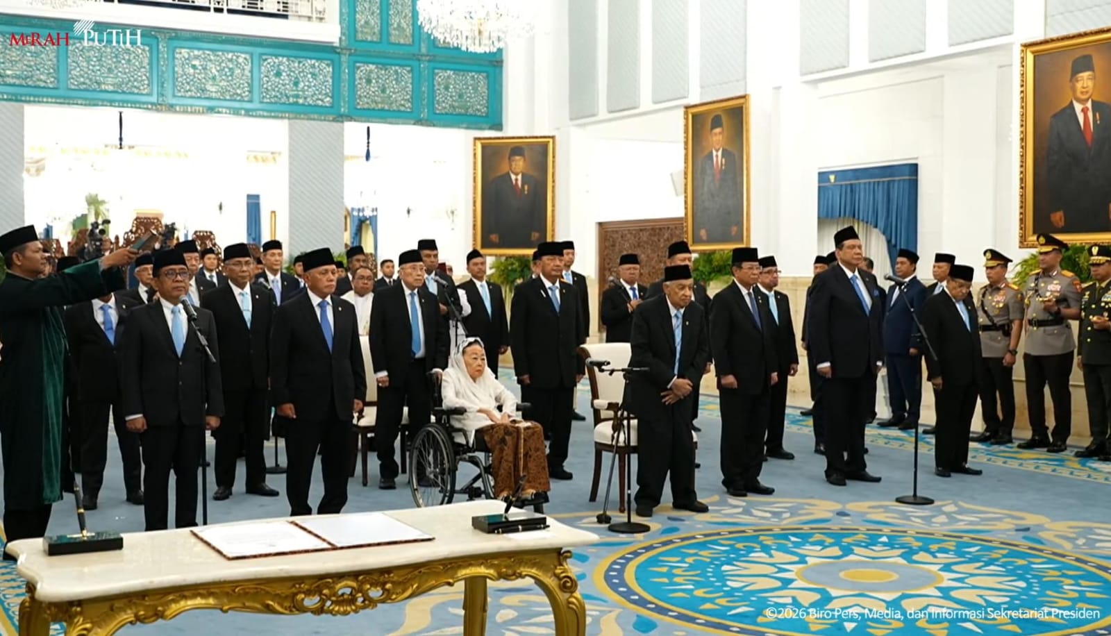 Lantik 26 Anggota Wantimpres, Prabowo Tunjuk Pratikno Jadi Ketua dan Hatta Rajasa sebagai Wakil